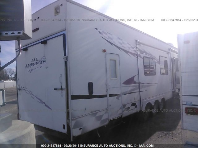 4X4FASR357W152485 - 2007 FOREST RIVER ALL AMERICAN SPORT  WHITE photo 4