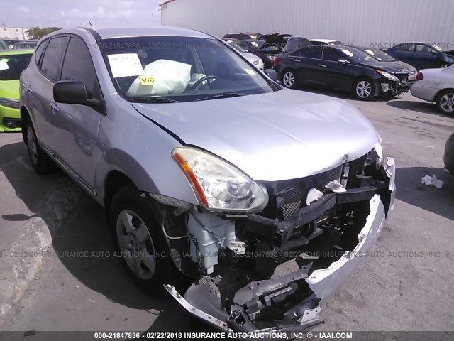 JN8AS5MT9CW275923 - 2012 NISSAN ROGUE S/SV SILVER photo 1