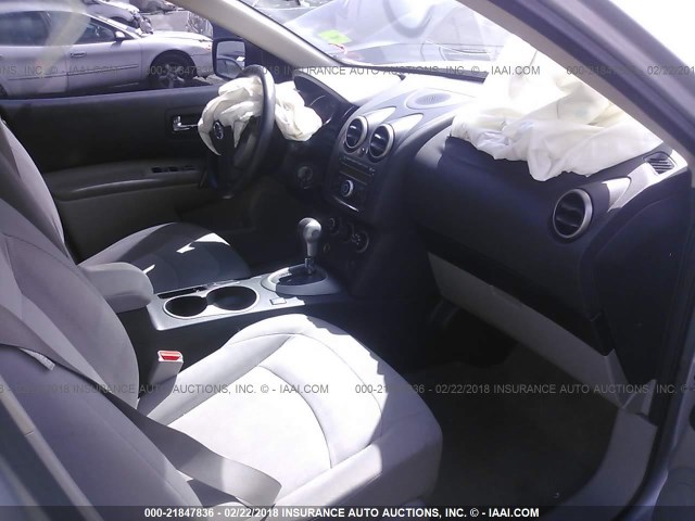 JN8AS5MT9CW275923 - 2012 NISSAN ROGUE S/SV SILVER photo 5