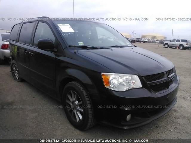 2D4RN7DG6BR743430 - 2011 DODGE GRAND CARAVAN R/T BLACK photo 1