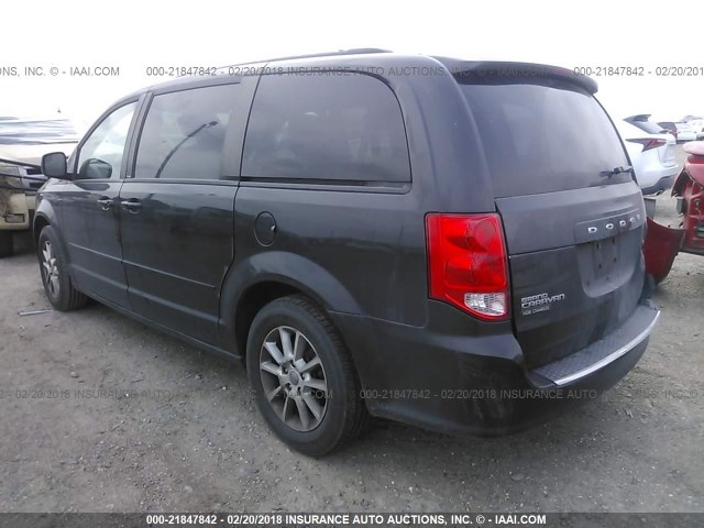 2D4RN7DG6BR743430 - 2011 DODGE GRAND CARAVAN R/T BLACK photo 3