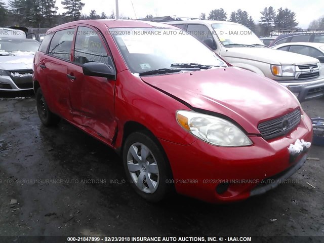 2T1LR32E06C559463 - 2006 TOYOTA COROLLA MATRIX XR RED photo 1