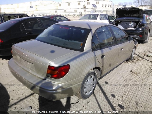 1G8ZH54841Z324220 - 2001 SATURN SL1 BEIGE photo 4