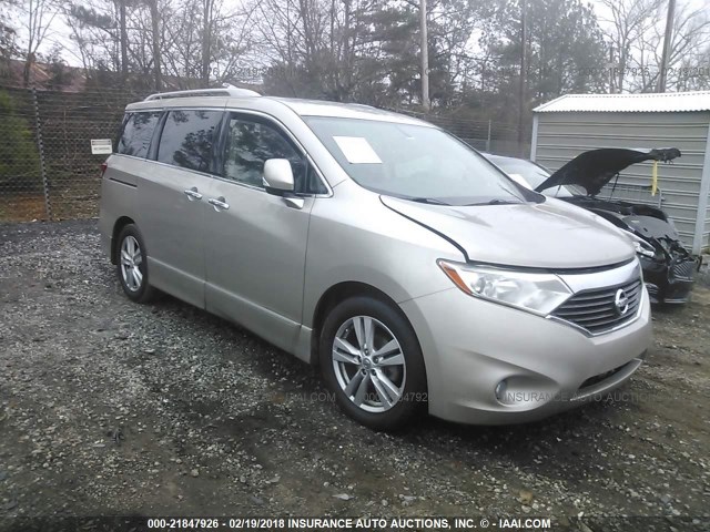 JN8AE2KP7C9031472 - 2012 NISSAN QUEST S/SV/SL/LE GRAY photo 1