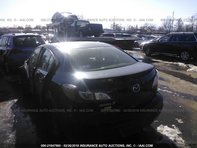 JM1BL1UF1C1580166 - 2012 MAZDA 3 I BLACK photo 3