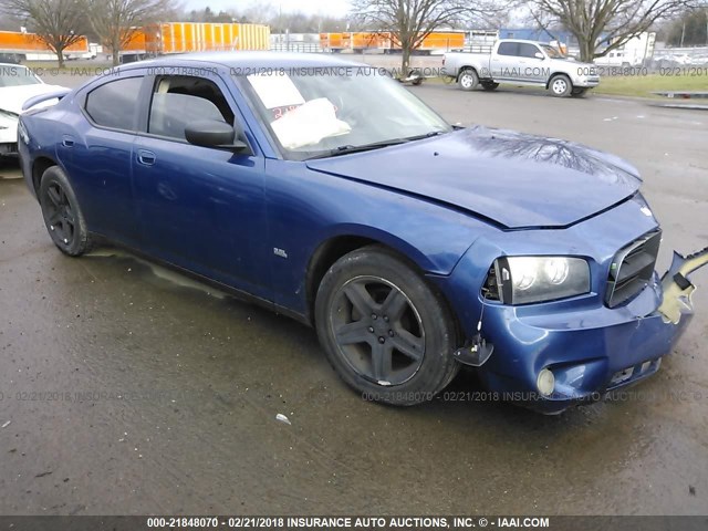 2B3KA33V79H602337 - 2009 DODGE CHARGER SXT BLUE photo 1