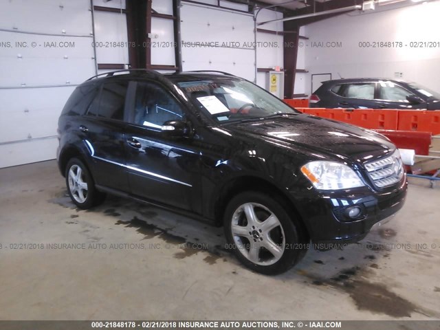 4JGBB22E78A300546 - 2008 MERCEDES-BENZ ML 320 CDI BLACK photo 1