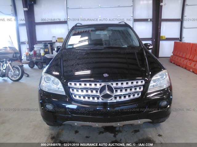 4JGBB22E78A300546 - 2008 MERCEDES-BENZ ML 320 CDI BLACK photo 6