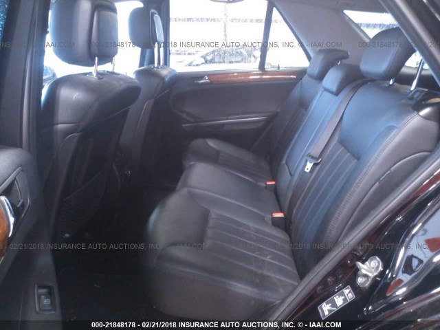 4JGBB22E78A300546 - 2008 MERCEDES-BENZ ML 320 CDI BLACK photo 8