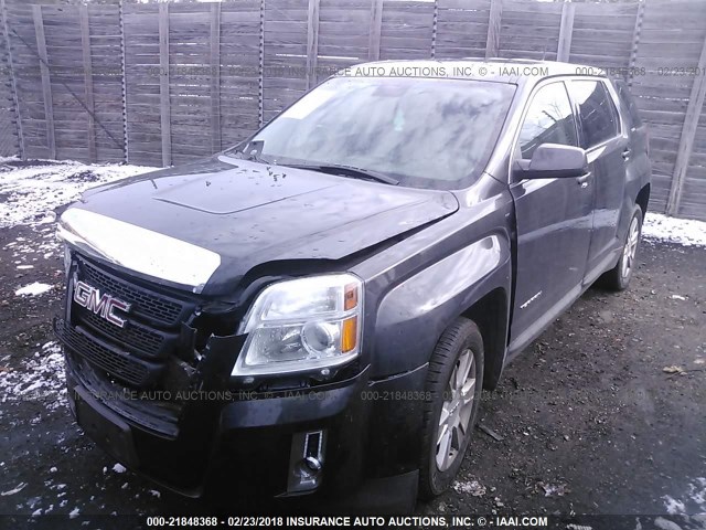 2GKALMEK6D6392349 - 2013 GMC TERRAIN SLE GRAY photo 2