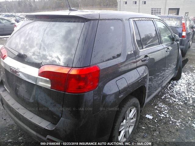 2GKALMEK6D6392349 - 2013 GMC TERRAIN SLE GRAY photo 4