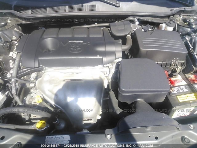 4T1BF3EK0AU084376 - 2010 TOYOTA CAMRY SE/LE/XLE GRAY photo 10