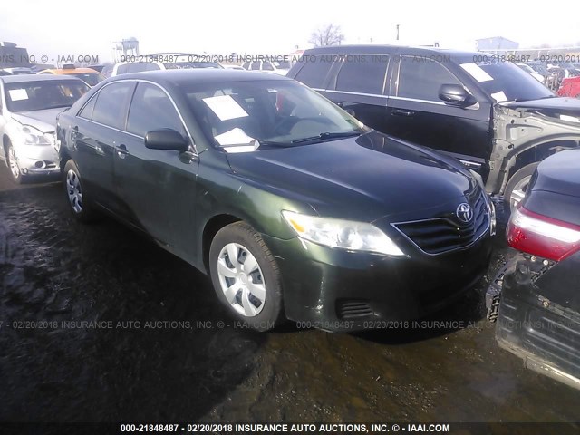 4T1BF3EK1BU657769 - 2011 TOYOTA CAMRY SE/LE/XLE GREEN photo 1