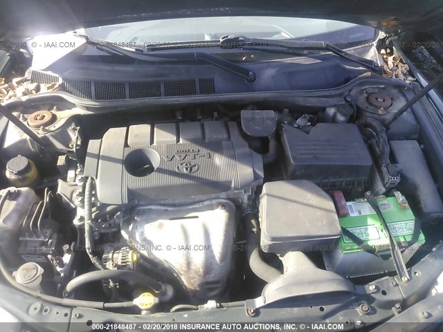 4T1BF3EK1BU657769 - 2011 TOYOTA CAMRY SE/LE/XLE GREEN photo 10