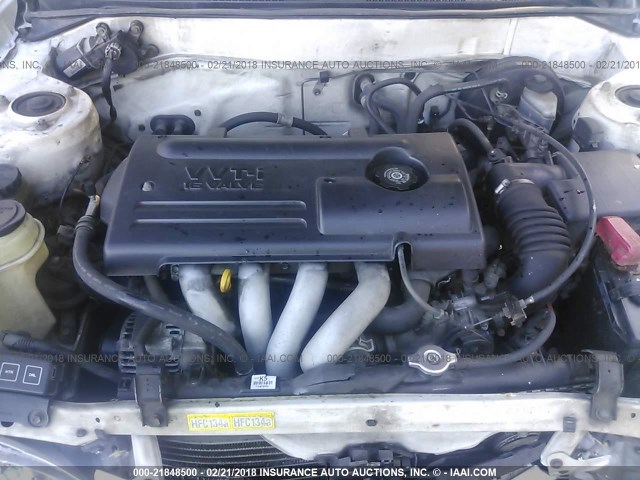 1NXBR12E9YZ356539 - 2000 TOYOTA COROLLA VE/CE/LE 白色 照片 10