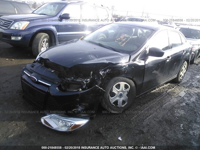 1FADP3E28EL380063 - 2014 FORD FOCUS S BLACK photo 2