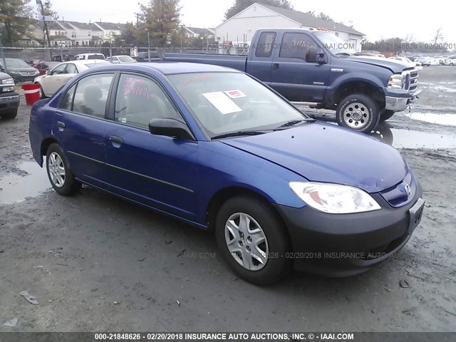 2HGES16364H622631 - 2004 HONDA CIVIC DX VP 蓝色 照片 1