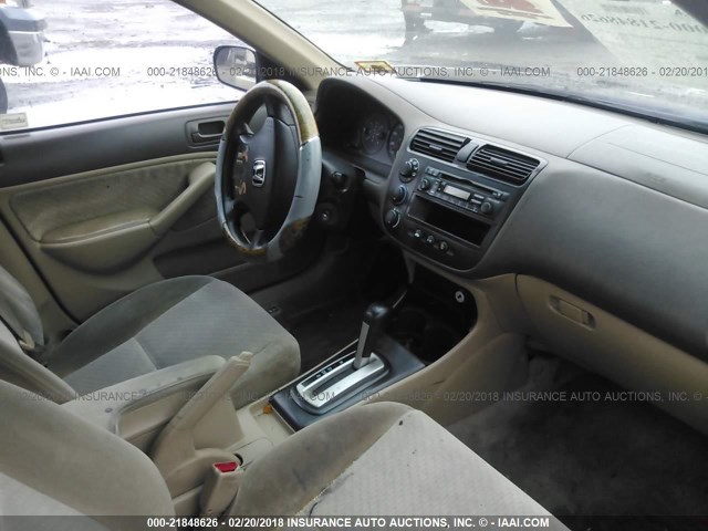 2HGES16364H622631 - 2004 HONDA CIVIC DX VP 蓝色 照片 5