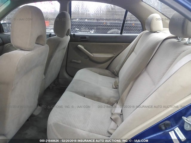 2HGES16364H622631 - 2004 HONDA CIVIC DX VP 蓝色 照片 8