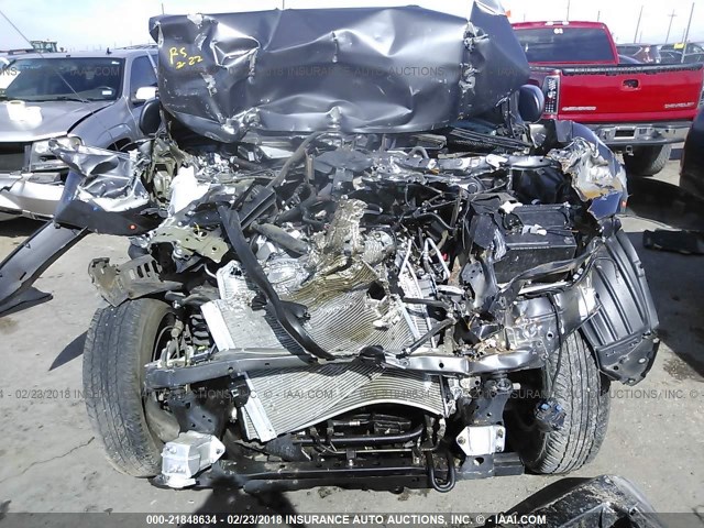 5TFJU4GN1FX068955 - 2015 TOYOTA TACOMA DOUBLE CAB PRERUNNER GRAY photo 6