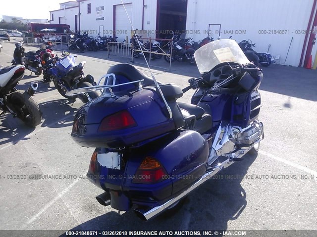 1HFSC47053A210174 - 2003 HONDA GL1800 PURPLE photo 4