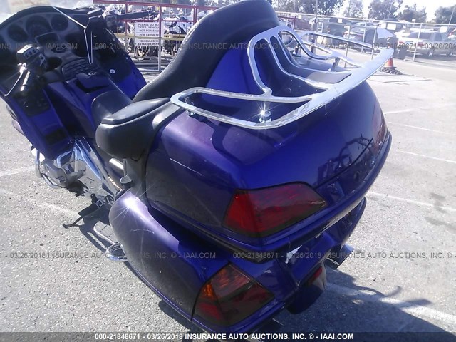 1HFSC47053A210174 - 2003 HONDA GL1800 PURPLE photo 6