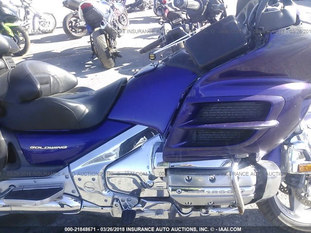 1HFSC47053A210174 - 2003 HONDA GL1800 PURPLE photo 8