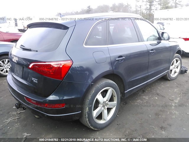 WA1LFBFP9CA071248 - 2012 AUDI Q5 PREMIUM PLUS BLUE photo 4