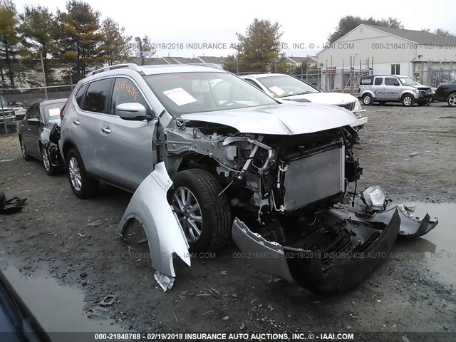 JN8AT2MV7HW020580 - 2017 NISSAN ROGUE S/SL/SV ვერცხლისფერი ფოტო 1