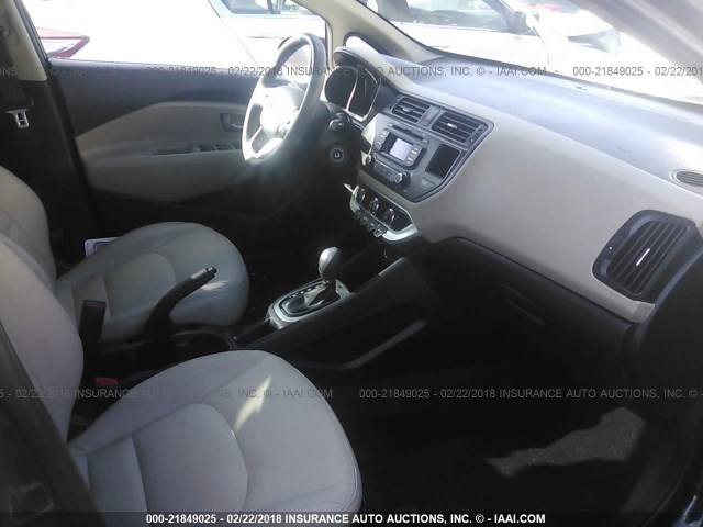KNADM4A3XD6319573 - 2013 KIA RIO LX Սև լուսանկար 5