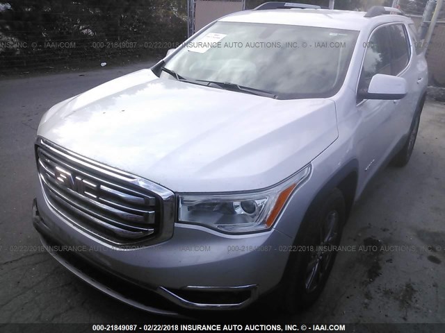 1GKKNULS1HZ210472 - 2017 GMC ACADIA SLT-1 SILVER photo 2