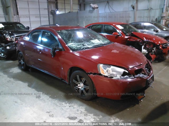 1G2ZF55B164192161 - 2006 PONTIAC G6 SE RED photo 1