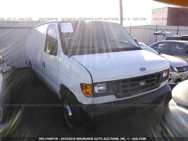 1FTNS24LX3HB73823 - 2003 FORD ECONOLINE E250 VAN WHITE photo 1