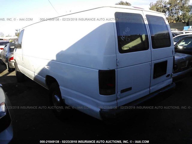 1FTNS24LX3HB73823 - 2003 FORD ECONOLINE E250 VAN WHITE photo 3