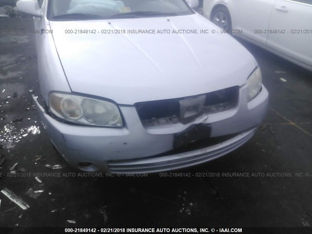 3N1CB51D26L594336 - 2006 NISSAN SENTRA 1.8/1.8S SILVER photo 6