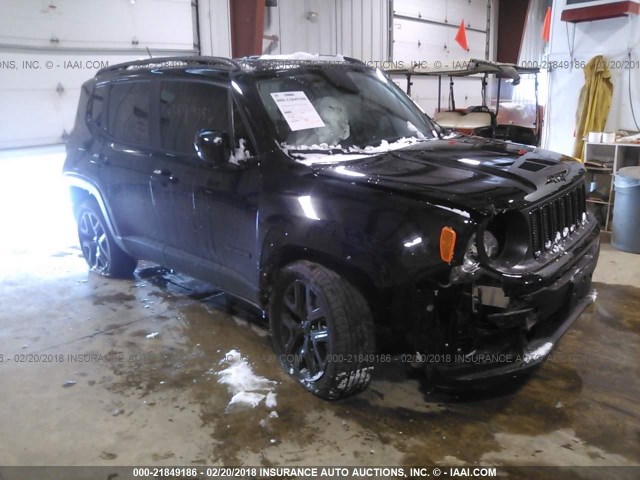 ZACCJBBB8HPF41789 - 2017 JEEP RENEGADE LATITUDE BLACK photo 1