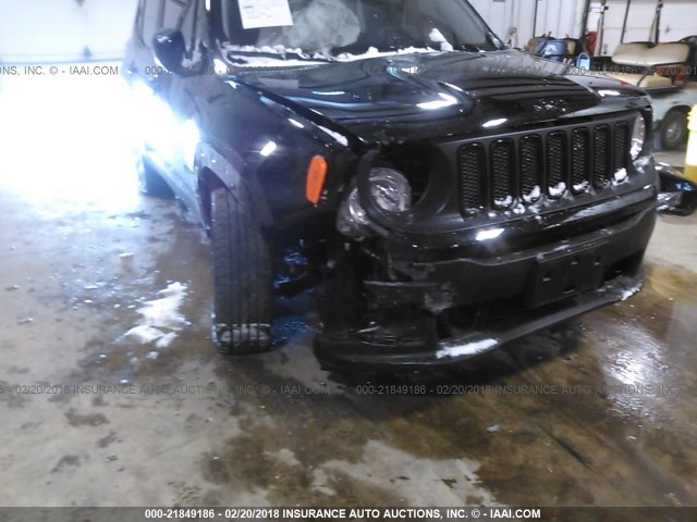 ZACCJBBB8HPF41789 - 2017 JEEP RENEGADE LATITUDE BLACK photo 6