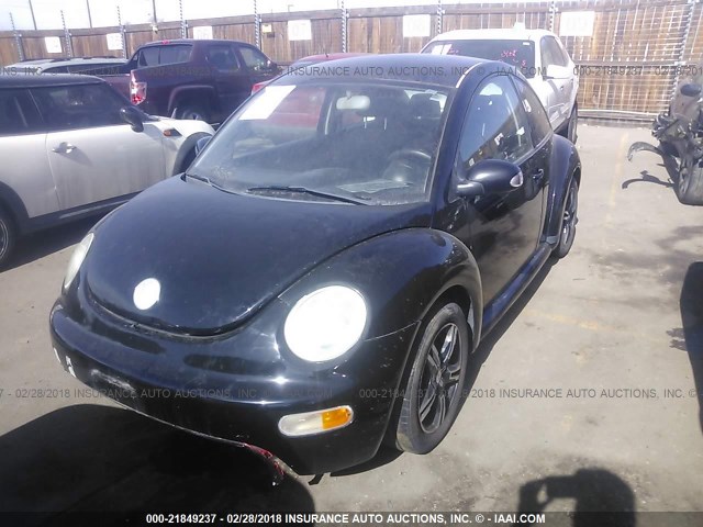 3VWBK31C75M409594 - 2005 VOLKSWAGEN NEW BEETLE GL 黑色 照片 2