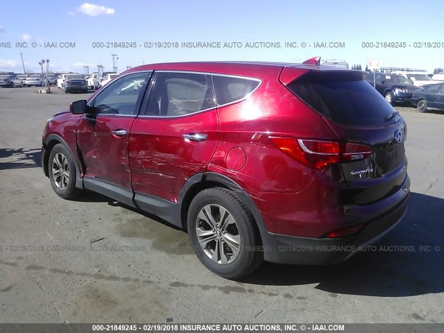 5XYZT3LB7EG145793 - 2014 HYUNDAI SANTA FE SPORT  RED photo 3