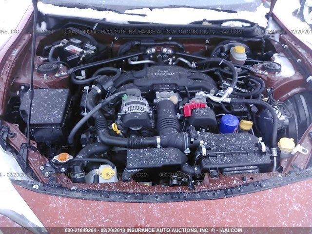 JF1ZNAA13F8703565 - 2015 TOYOTA SCION FR-S ნარინჯისფერი ფოტო 10