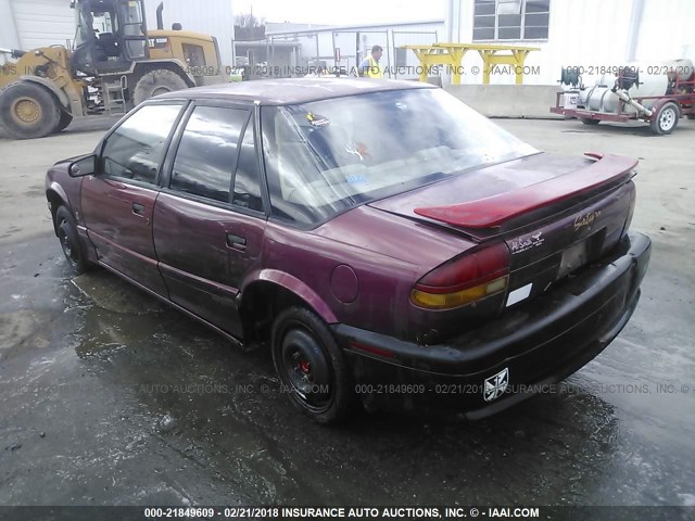 1G8ZG5280SZ207127 - 1995 SATURN SL1 RED photo 3