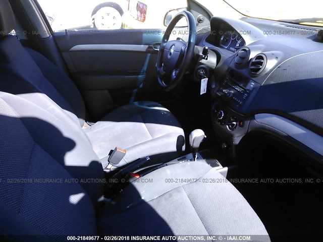 KL1TD5DE8AB091553 - 2010 CHEVROLET AVEO LS/LT 红色 照片 5