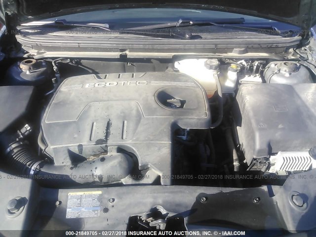 1G1ZH57B58F280195 - 2008 CHEVROLET MALIBU 1LT 灰色 照片 10