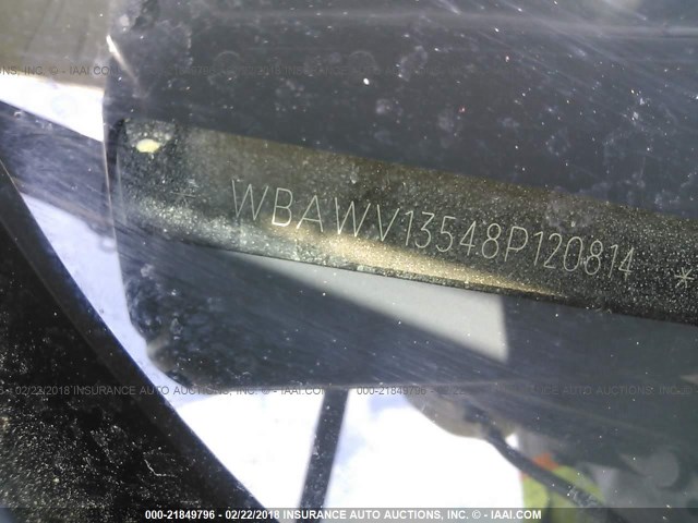 WBAWV13548P120814 - 2008 BMW 328 I SULEV BLACK photo 9