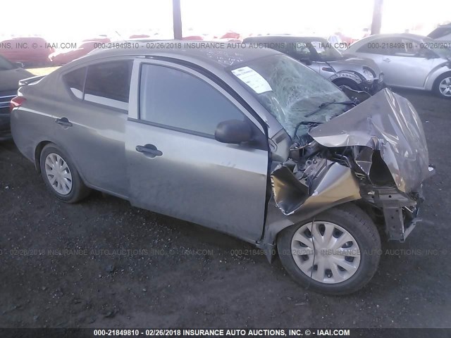 3N1CN7AP6EL814735 - 2014 NISSAN VERSA S/S PLUS/SV/SL GRAY photo 1