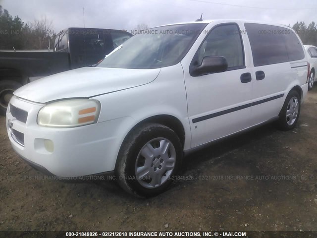 1GNDU23157D111529 - 2007 CHEVROLET UPLANDER LS Ağ foto 2