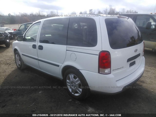 1GNDU23157D111529 - 2007 CHEVROLET UPLANDER LS Ağ foto 3