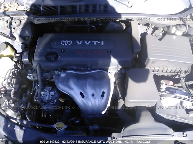 4T1BE46K17U667782 - 2007 TOYOTA CAMRY NEW GENERAT CE/LE/XLE/SE GRAY photo 10