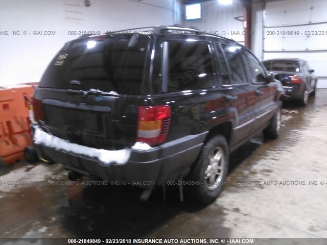 1J4GW48S64C391180 - 2004 JEEP GRAND CHEROKEE LAREDO/COLUMBIA/FREEDOM 黑色 照片 4