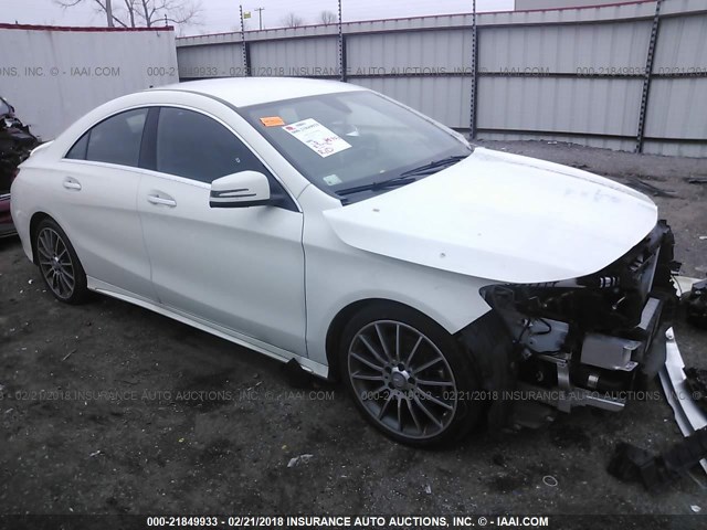 WDDSJ4GBXGN302290 - 2016 MERCEDES-BENZ CLA 250 4MATIC WHITE photo 1